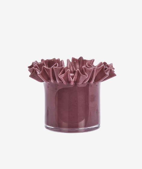 MADAM STOLTZ Glas Blumentopf Lila