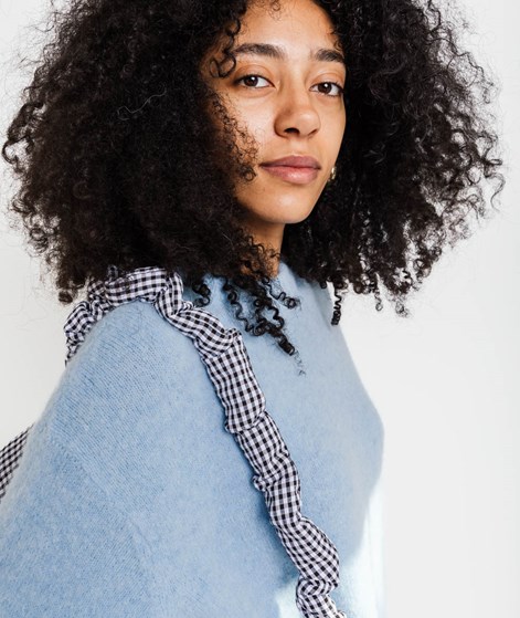 KAUF DICH GLÜCKLICH Pullover Hellblau