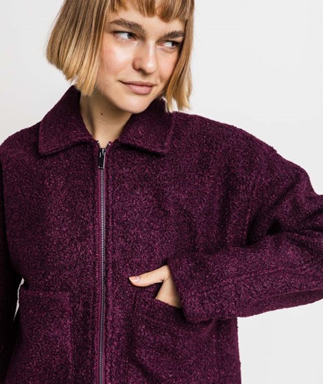 VILA VIJadas Zipper Jacke Bordeauxrot