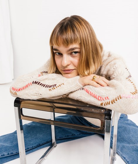 YAS YASGabbi Pullover Beige