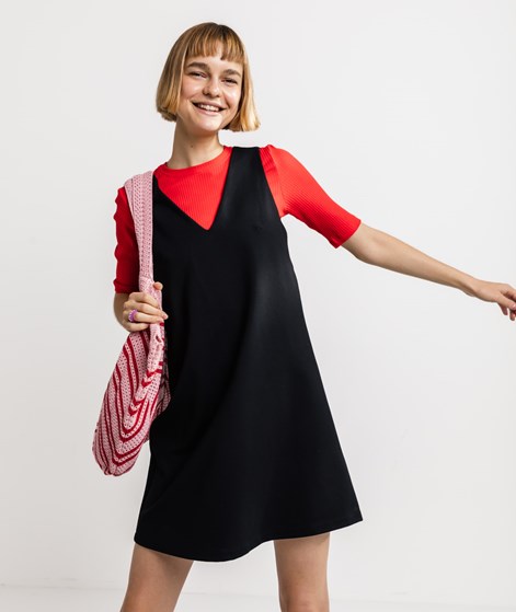 KAUF DICH GLÜCKLICH Kleid Schwarz