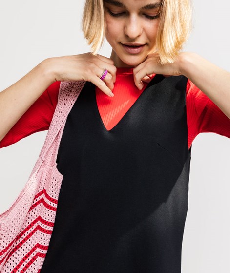 KAUF DICH GLÜCKLICH Kleid Schwarz