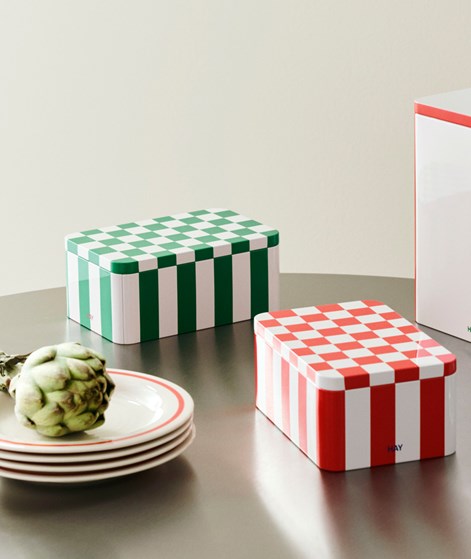 HAY Tin Small Box Grün