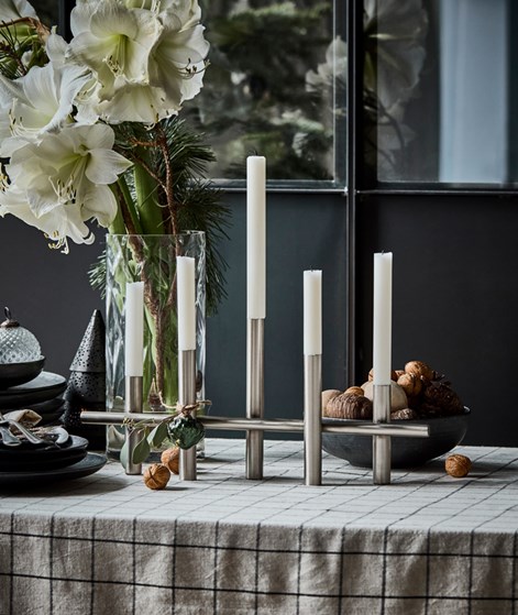 HOUSE DOCTOR HDMaxi Kerzenhalter Silber