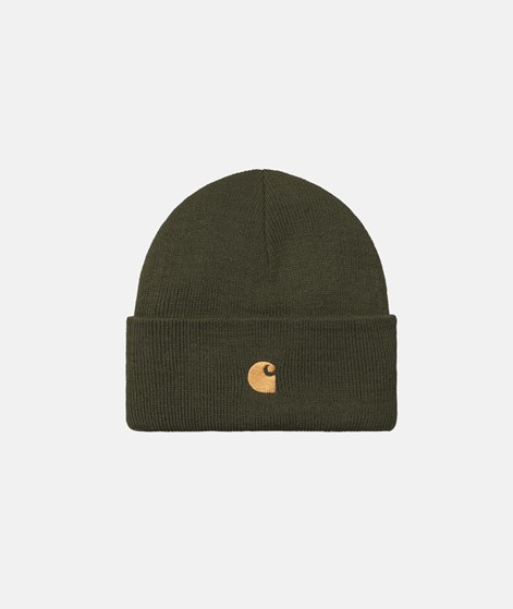 CARHARTT WIP Chase Beanie Mütze Olivgrün