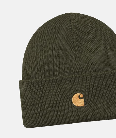 CARHARTT WIP Chase Beanie Mütze Olivgrün