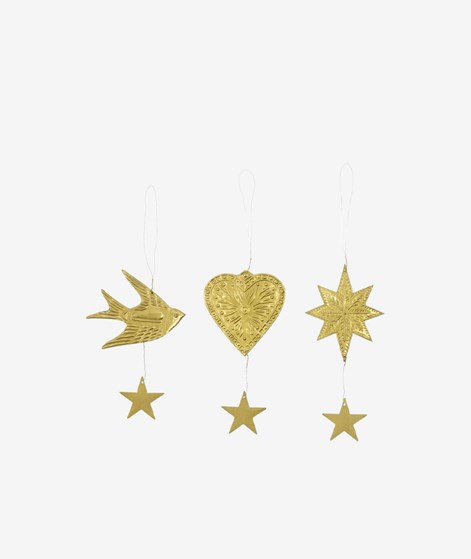 HOUSE DOCTOR HDBird, Star, Heart Ornamente