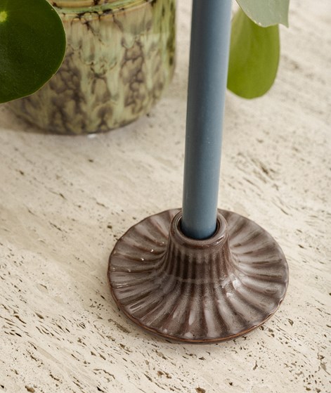 2HAVE Süss Kerzenhalter (5x12) Schokobraun