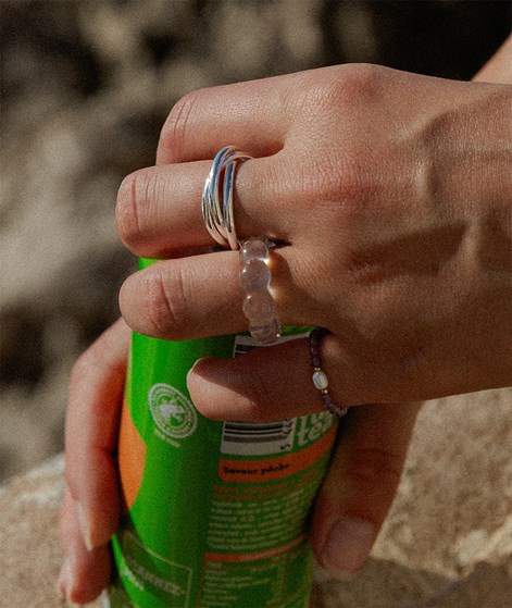 KAUF DICH GLÜCKLICH Verwobene Ringe Silber