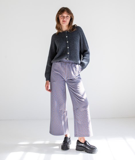 KAUF DICH GLÜCKLICH Herzknopf Cardigan Dunkelgrau