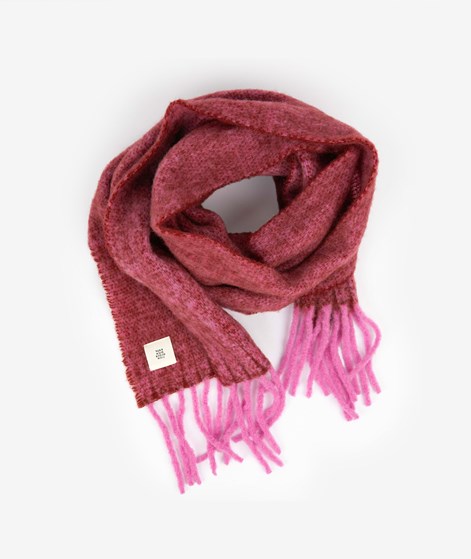 KAUF DICH GLÜCKLICH Schal Pink Beerenrot