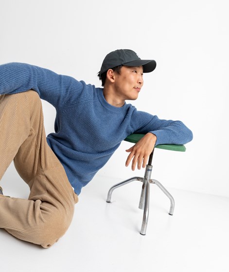 NOWADAYS Half Stitch Raglan Pullover Blau