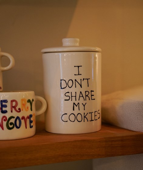 ANNA + NINA I Dont Share Keksbehälter Cremeweiß