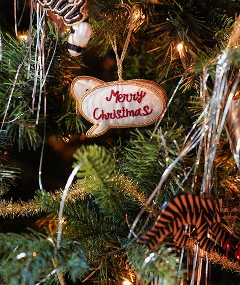 ANNA + NINA Tiger Stripe Ornament mehrfarbig