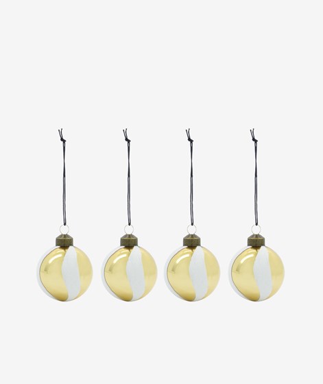 HOUSE DOCTOR HDTwister Ornament (4er-Set) Gold