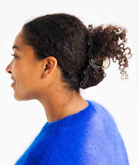 EBBA Haarclip Braun Transparent