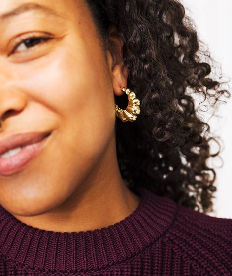 EBBA Ohrringe Geschichtet Gold