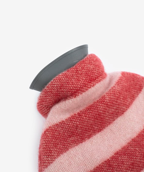 COUDRE BERLIN Wärmflasche Rot Rosa gestreift