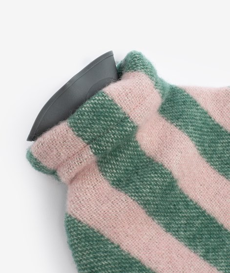 COUDRE BERLIN Wärmflasche Grün Rosa gestreift