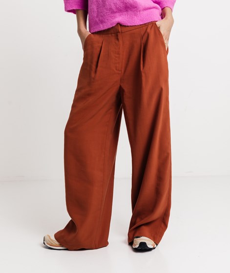 KAUF DICH GLÜCKLICH Hose Braun Bundfalten