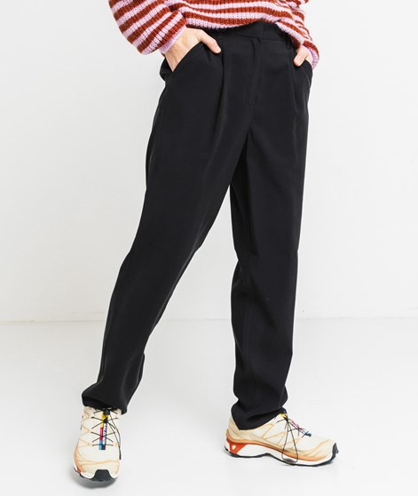 KAUF DICH GLÜCKLICH Bundfaltenhose Schwarz