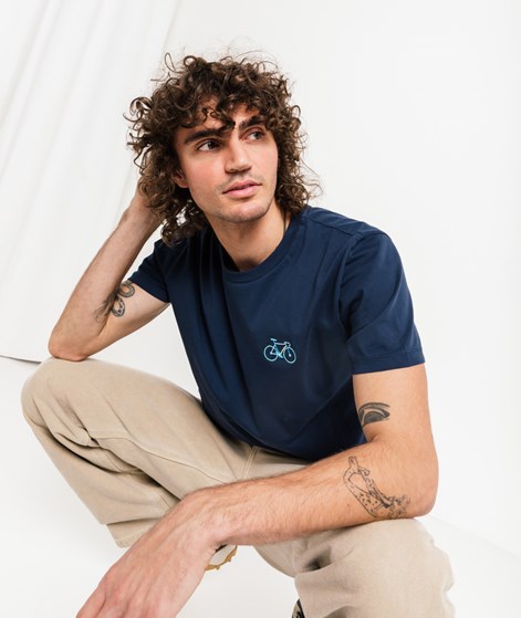 KAUF DICH GLÜCKLICH T-Shirt Racing Bike Dunkelblau