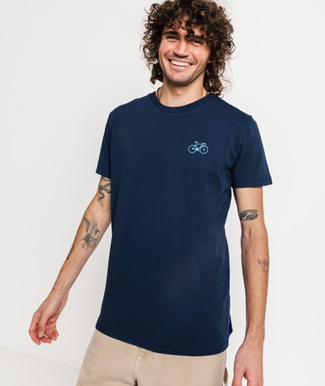 KAUF DICH GLÜCKLICH T-Shirt Racing Bike Dunkelblau