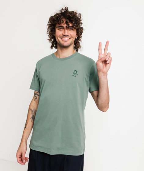 KAUF DICH GLÜCKLICH T-Shirt Frog Salbeigrün