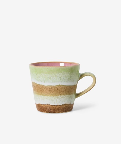 HKLIVING 70s Ceramics: Americano Tasse Grün Sand