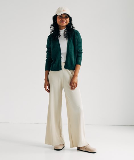 VILA VIRil Short Knit Cardigan Dunkelgrün