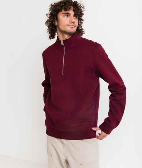 KAUF DICH GLÜCKLICH Sweater Bordeaux aus Bio-Baumwolle