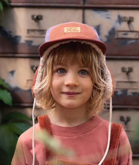 NEW KIDS IN THE HOUSE Robin Mütze Lila Rosa