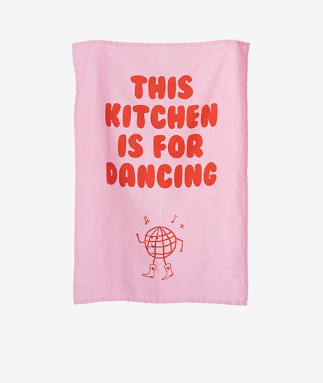 KAUF DICH GLÜCKLICH Küchentuch Dancing aus Bio-Baumwolle