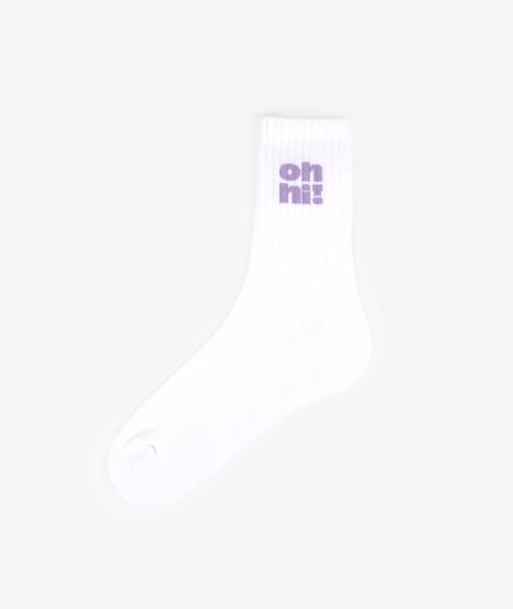 KAUF DICH GLÜCKLICH Tennissocke Oh hi! (Gr. 36-41) aus Bio-Baumwolle