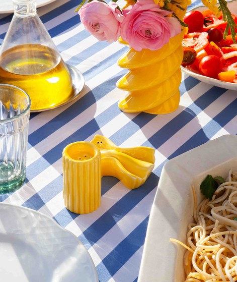 DOIY Nudel Salz&Pfeffer Streuer Set Gelb