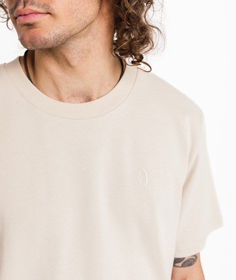 KAUF DICH GLÜCKLICH T-Shirt Creme Smiley aus Bio-Baumwolle