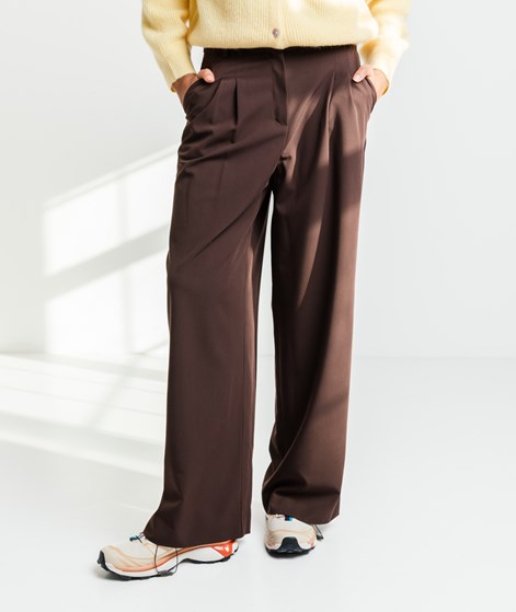 KAUF DICH GLÜCKLICH Bundfaltenhose Dunkelbraun