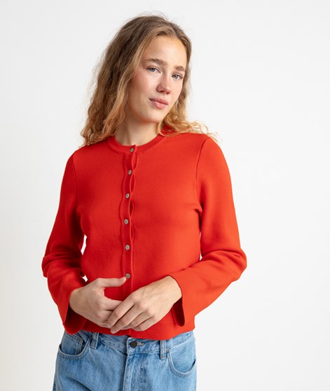 YAS YASElena Knit Cardigan Rot