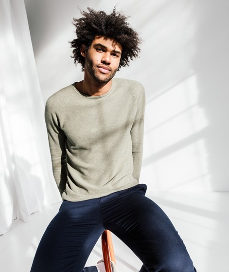 NOWADAYS Honeycomb Pullover Grün