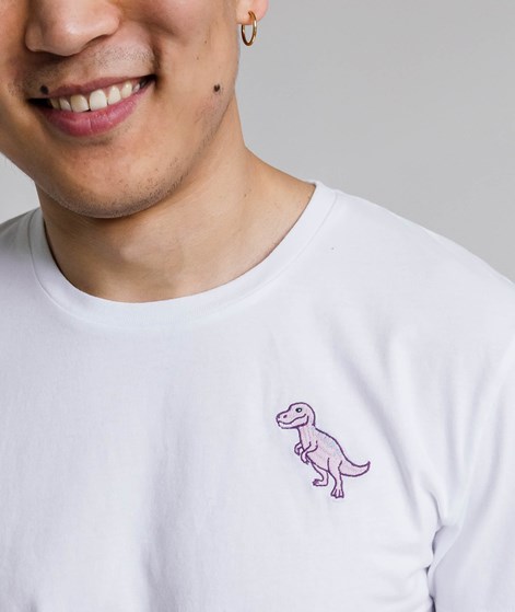 KAUF DICH GLÜCKLICH T-Shirt Dino Weiß aus Bio-Baumwolle