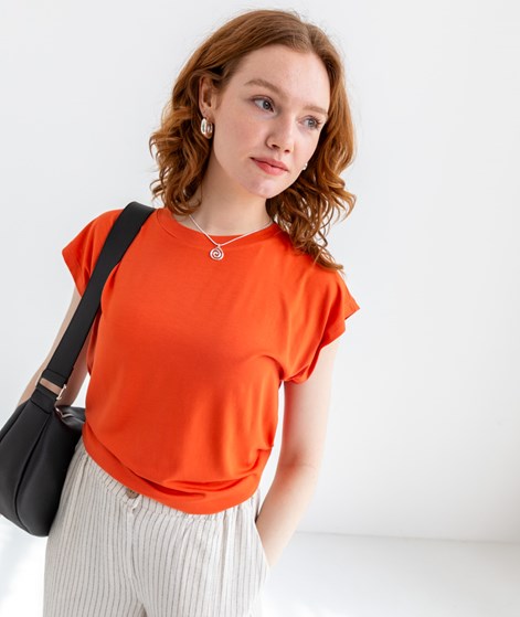KAUF DICH GLÜCKLICH T-Shirt Orange aus LENZING™ ECOVERO™