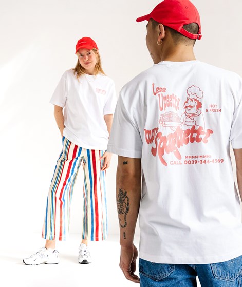 ON VACATION T-Shirt Less Upsetti Weiß