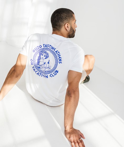 ON VACATION Ouzo Tasting T-Shirt Weiß