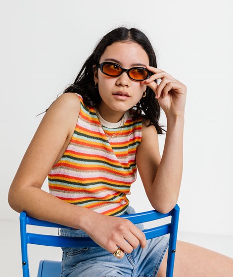 KAUF DICH GLÜCKLICH Top gemustert